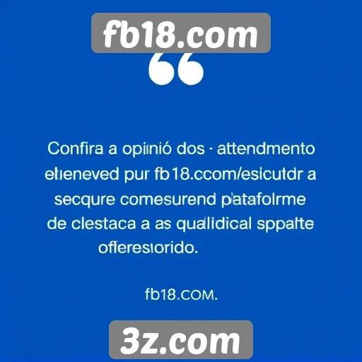 Feedback dos usuários sobre o atendimento ao cliente no fb18.com